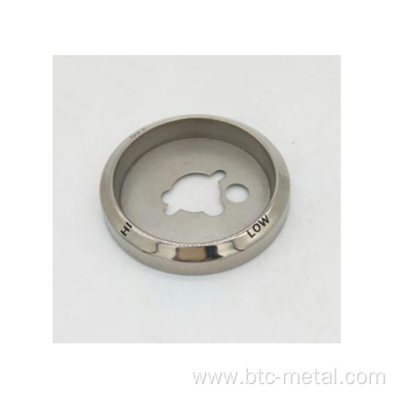 stainless steel oven range knob seat base